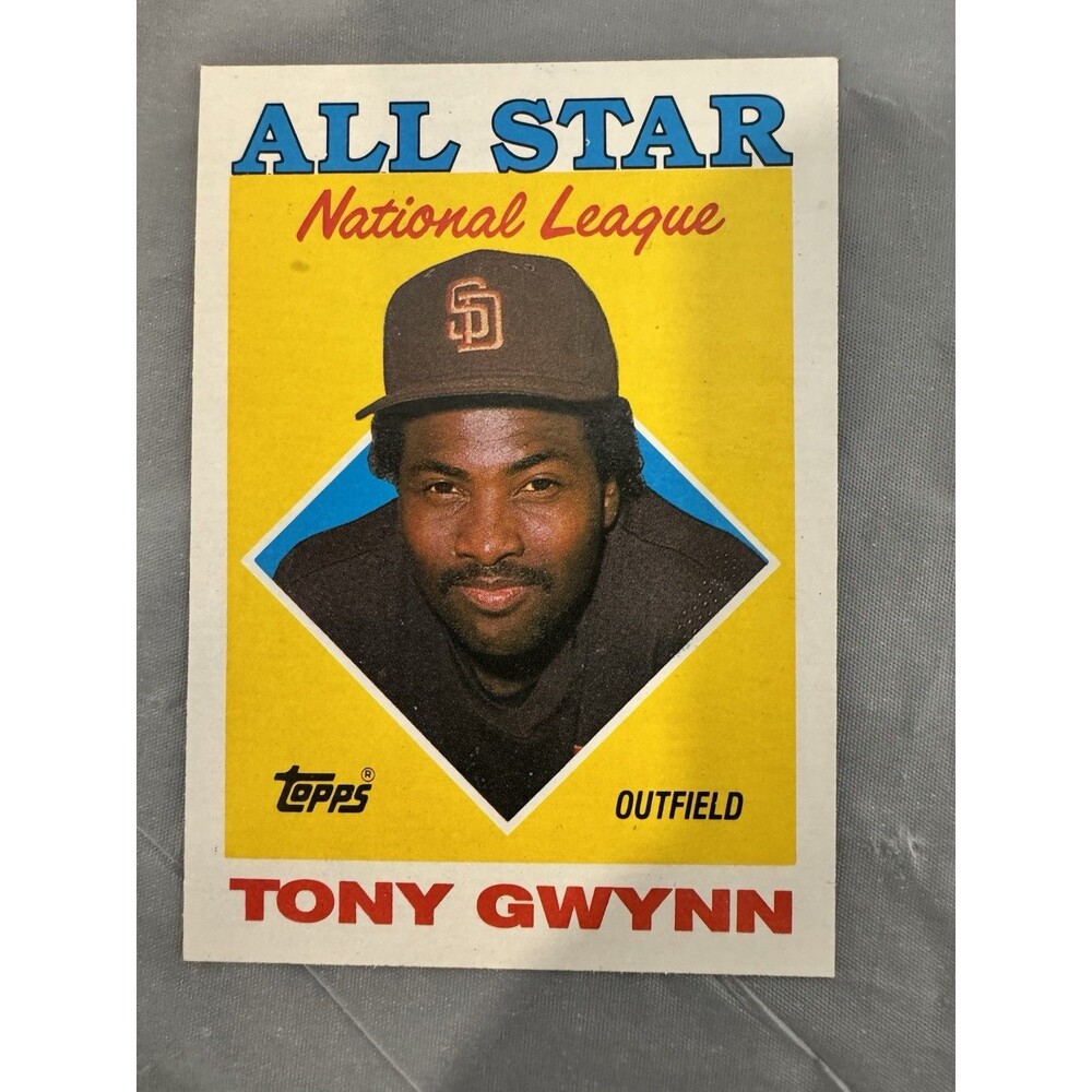 1988 Topps Tony Gwynn All-Star NL #402 San Diego Padres Vintage Baseball Card